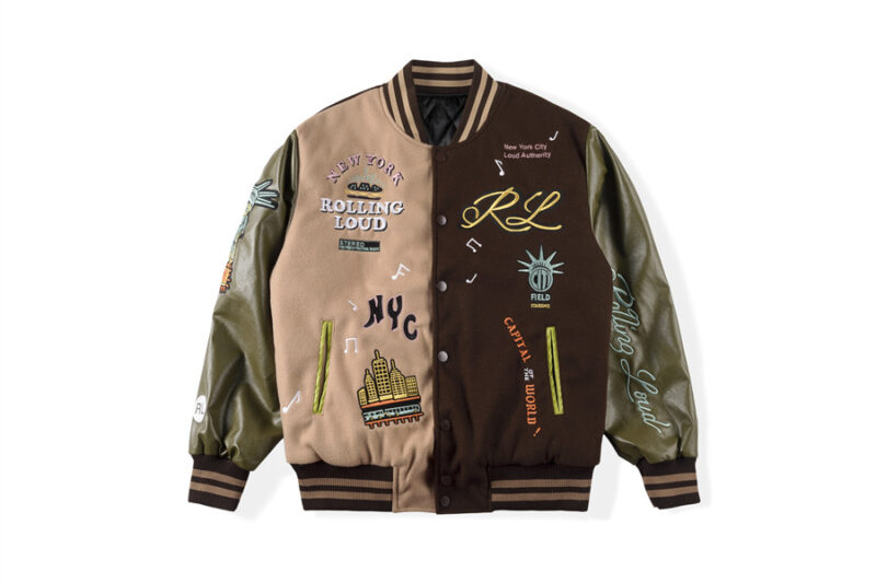 Travis Scott Rolling Loud NYC 2021 Letterman Jacket