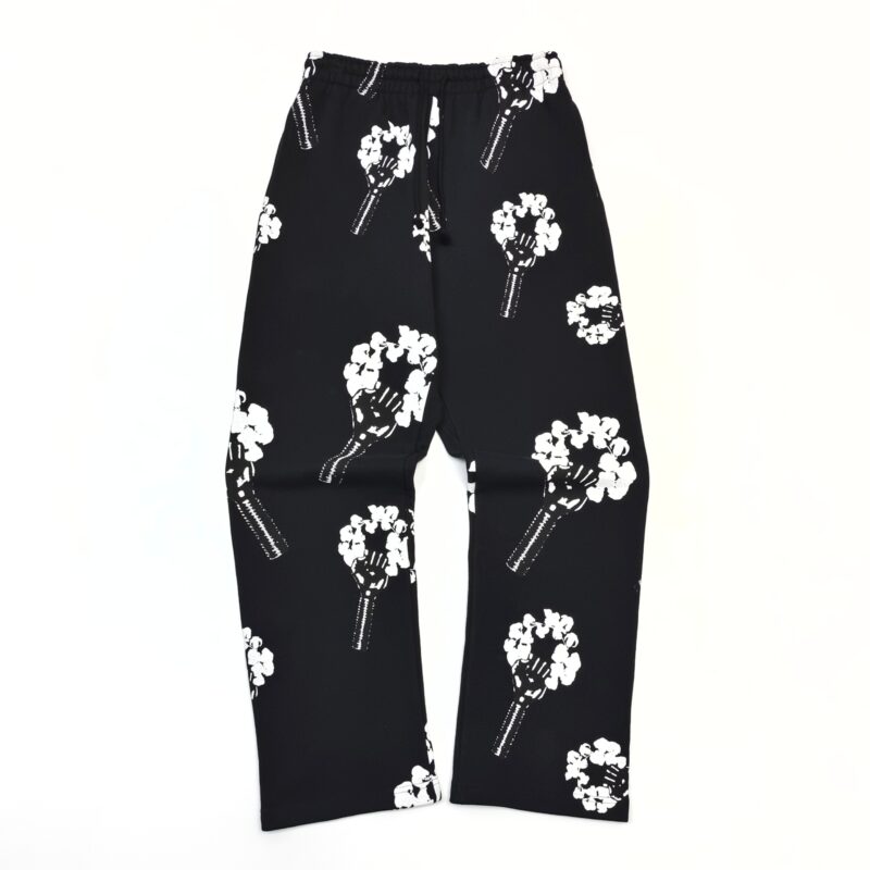 Denim Tears x Hardies Tears Fist Wreath Sweatpants 'Black'