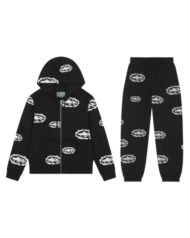 Denim Tears x Corteiz Set Black
