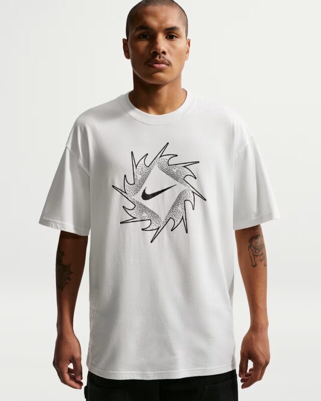 Nike Swoosh graphic Tee White