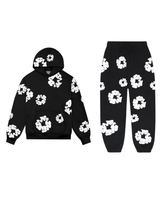 Denim Tears Cotton Wreath Set Black