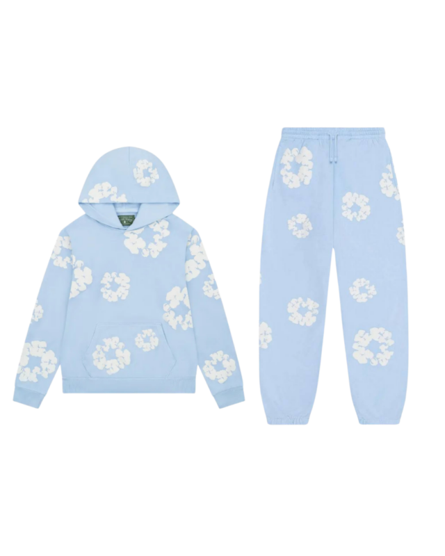 Denim Tears Cotton Wreath Set Powder Blue
