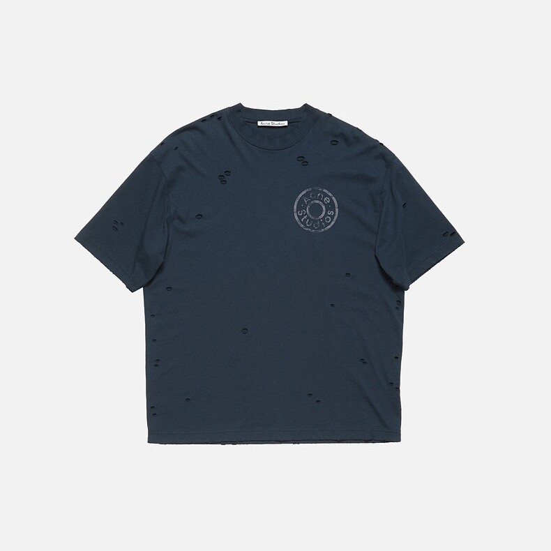 Acne Studios Distressed Stamp T-Shirt