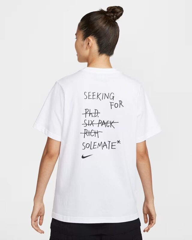 Nike "Sole Seeking" Graphic Tee White