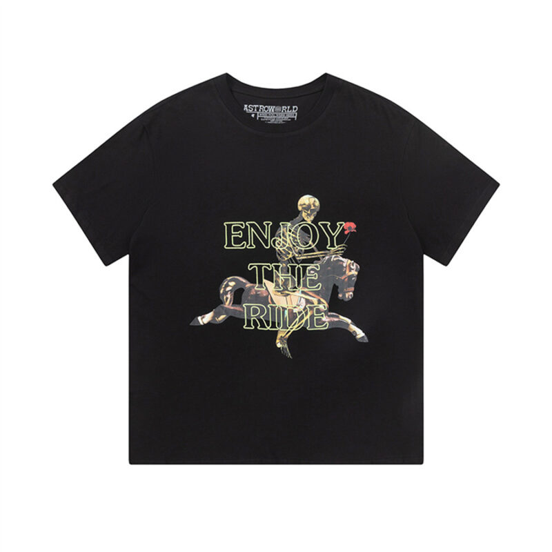 Travis Scott Astroworld "Enjoy The Ride" Tee Black