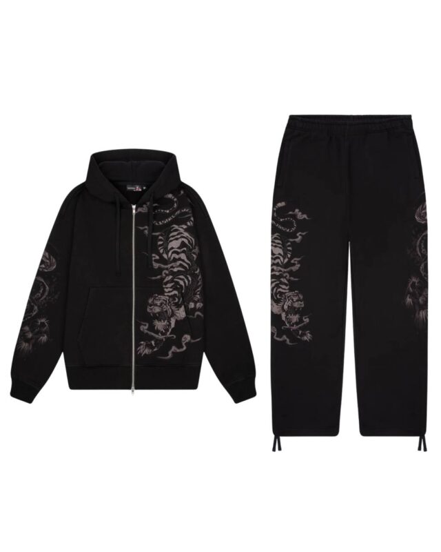 derschutze "yakuza v3" Zip Up Set black