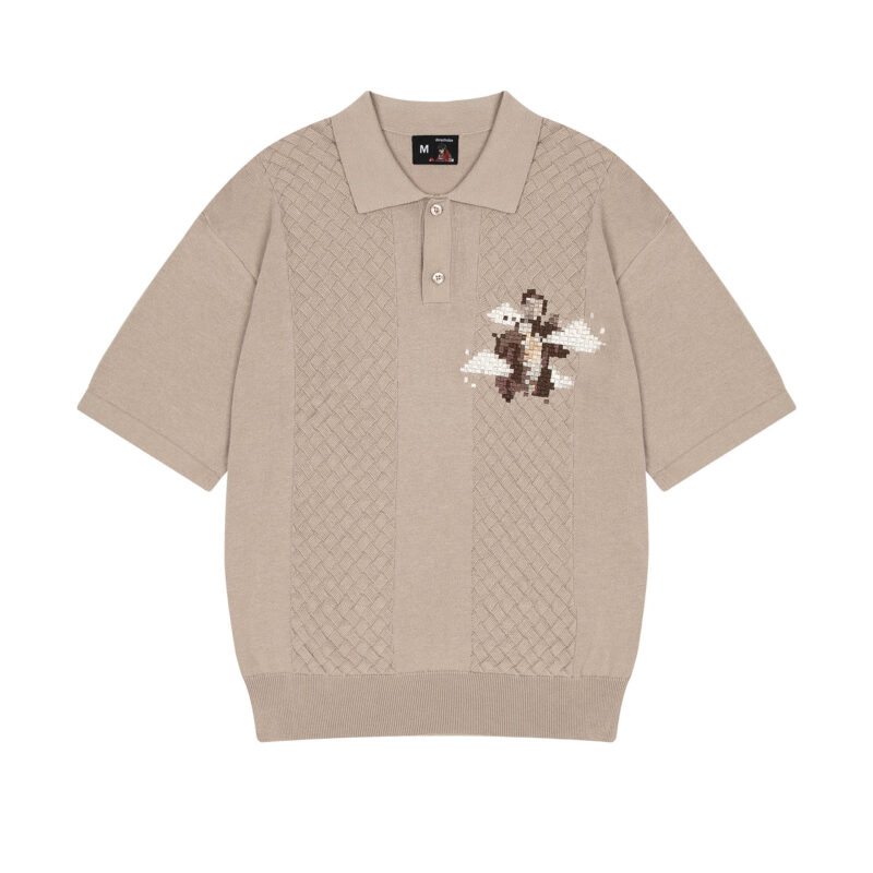 derschutze "on air" Polo knit beige