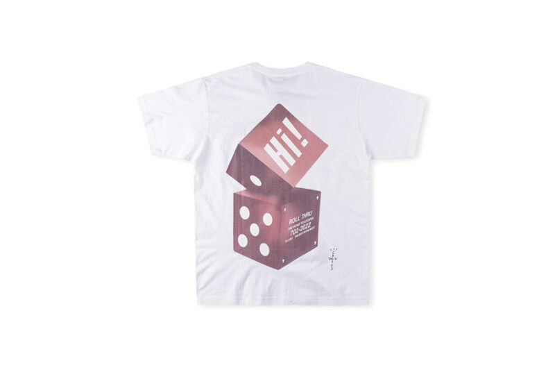 Travis Scott "Road to Utopia" Las Vegas Tee White