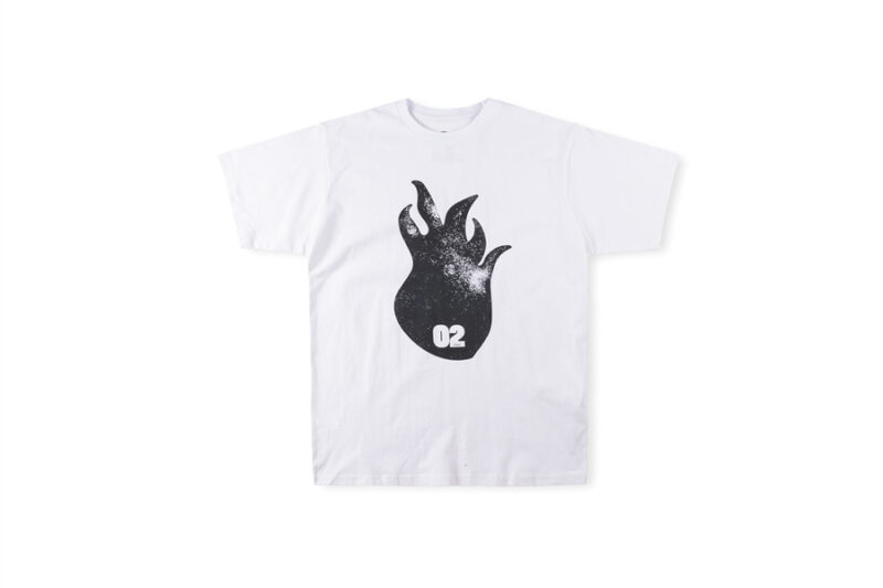 Travis Scott O2 Flame Tee White