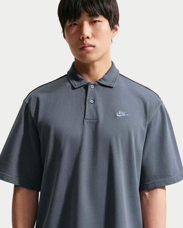 Nike Polo Sportswear Club Tee Slate Grey