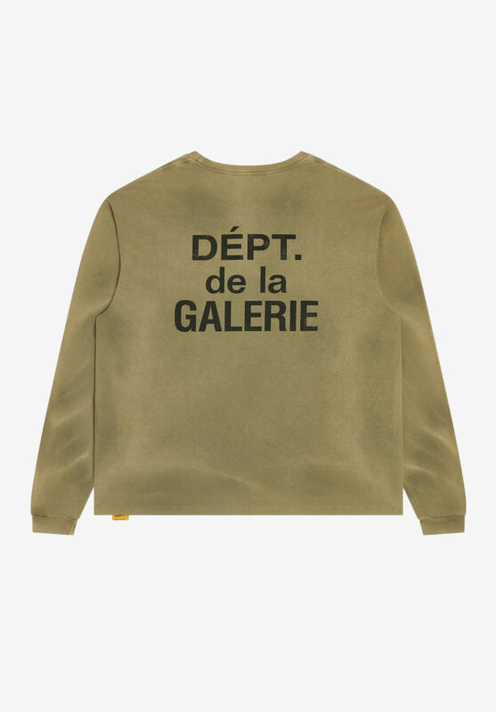 French Long-Sleeve Tee ‘Olive’