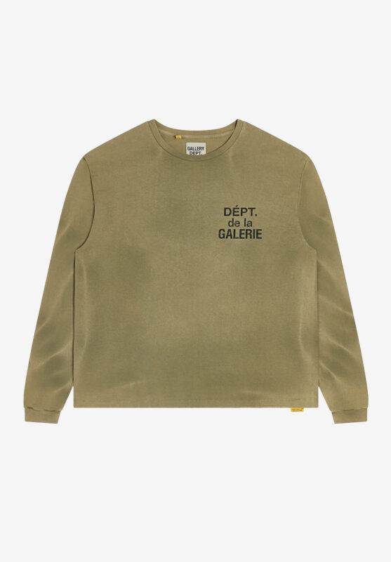GALLERY DEPT. French Long-Sleeve Tee 'Olive'