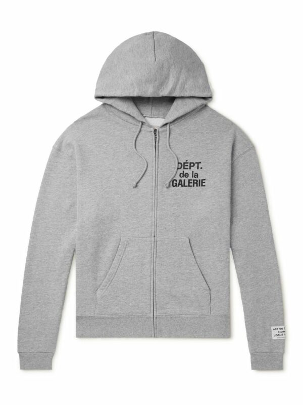GALLERY DEPT. French Zip Hoodie 'Grey'