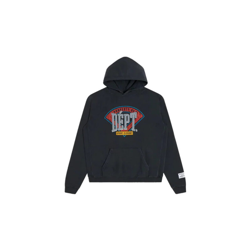 GALLERY DEPT. ATK Field Graphic Hoodie 'Vintage Black'