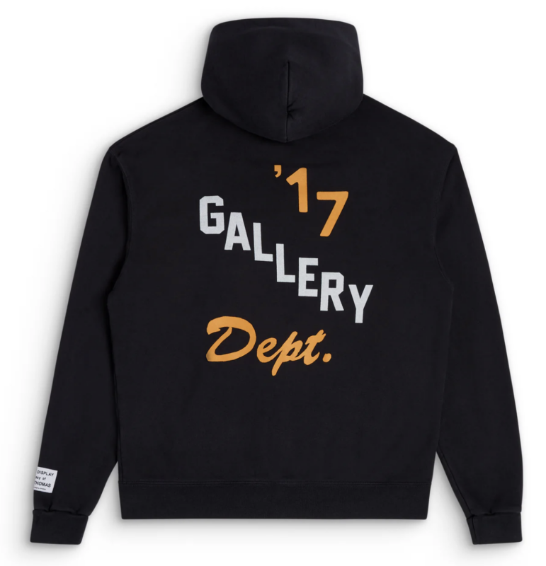 GALLERY DEPT. Boxing Merch Zip Hoodie Vintage Black1