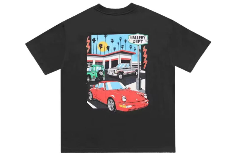 GALLERY DEPT. Drive Thru Boxy Fit T-shirt Black