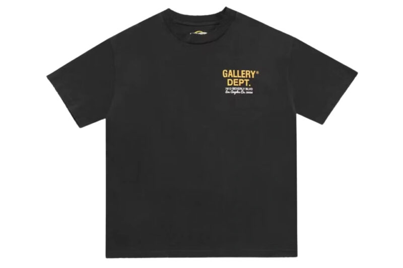 GALLERY DEPT. Drive Thru Boxy Fit T-shirt Black1