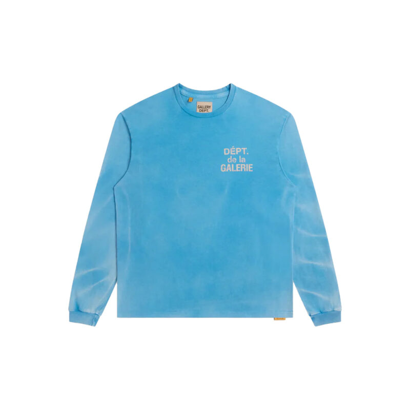GALLERY DEPT. French Long-Sleeve Tee 'Cyan'
