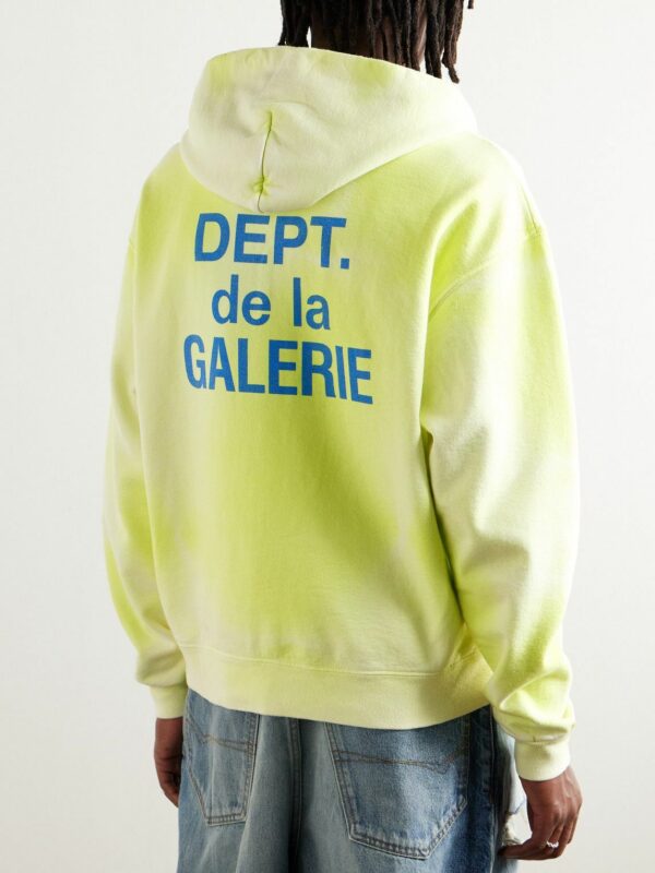 GALLERY DEPT. Gallery Dept. French Zip Hoodie Lime Green1
