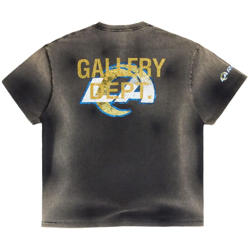 GALLERY DEPT. LA Rams Sun Faded Tee Black1