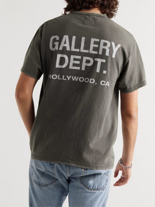 GALLERY DEPT. Recycle Distressed Printed Tee1