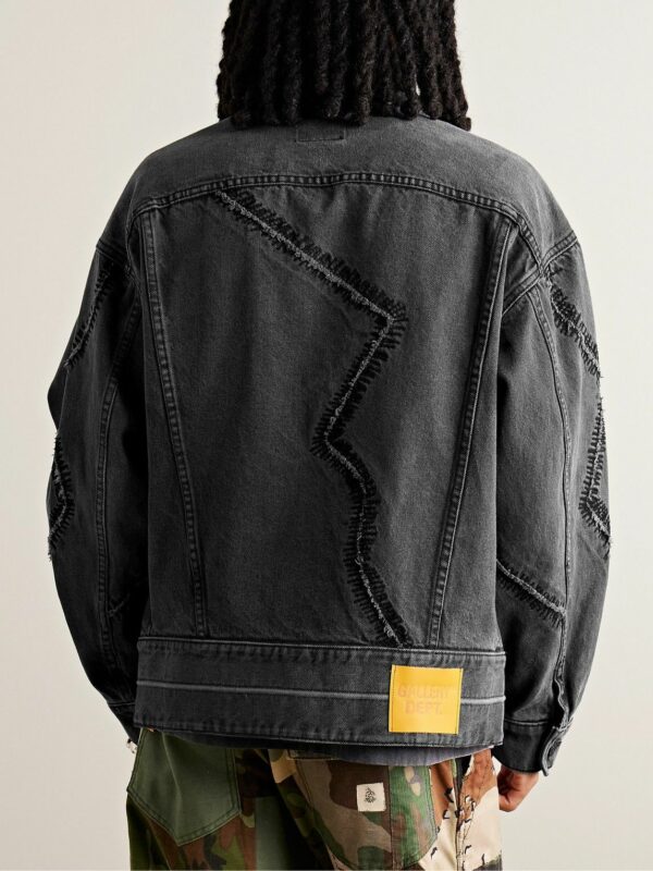 GALLERY DEPT. Scar Embroidered Denim Jacket 2