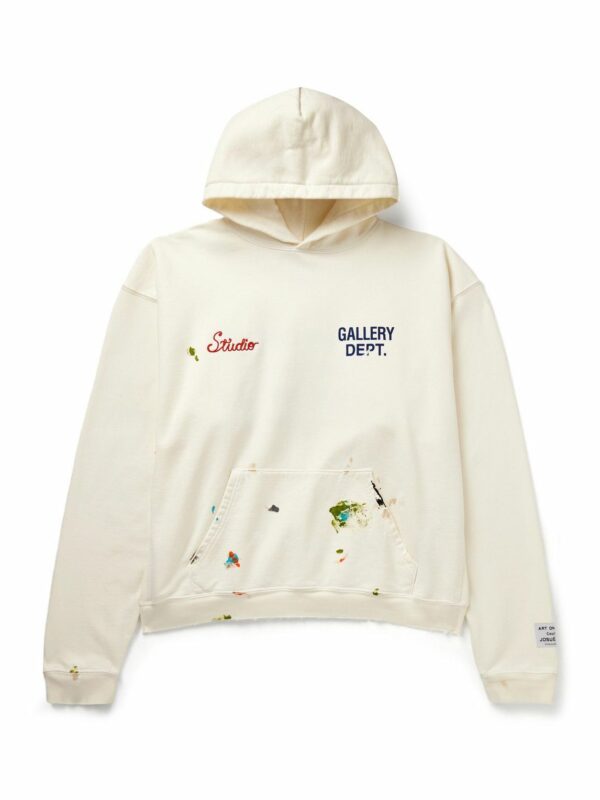GALLERY DEPT. Studio Oversized Logo-Print Embroidered Hoodie