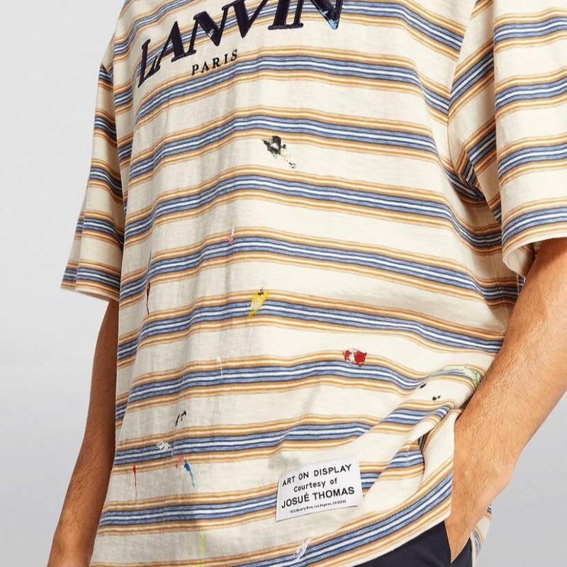 GALLERY DEPT. x Lanvin Paris Embroidered Oversize T-Shirt ‘Multicolor’1