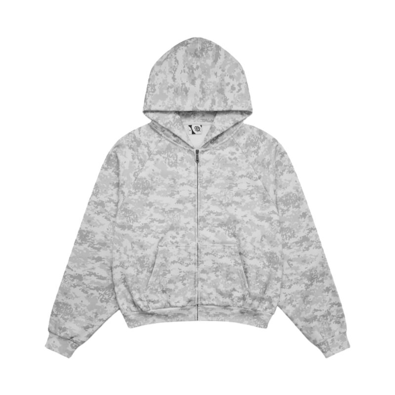 Mertra Glitch Hood (Light Grey)