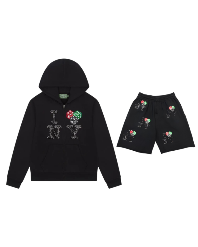 Denim Tears Cee-Lo NY Shorts Set Black