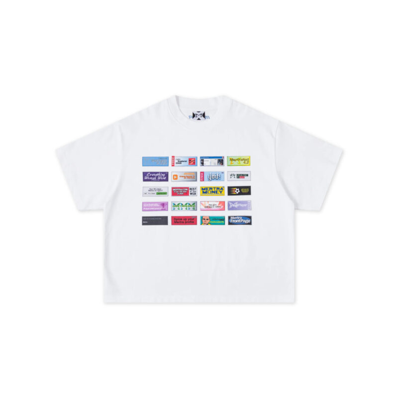 Mertra Archive Banner Tee (White)