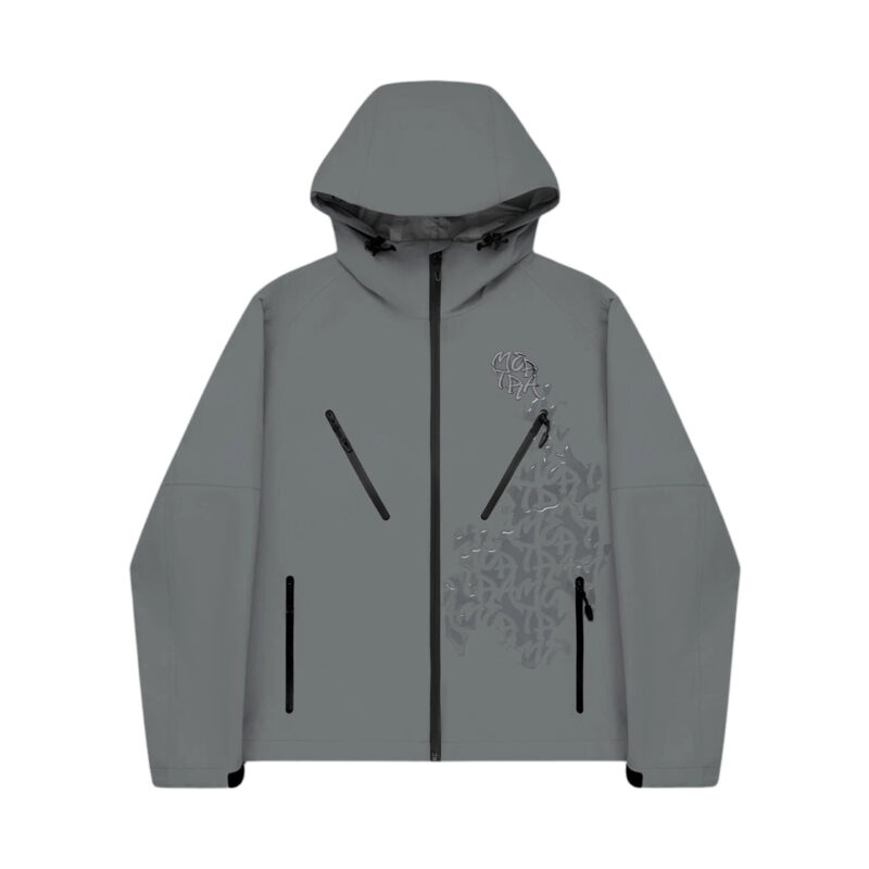 Mertra Monogram Shell Jacket (Grey)