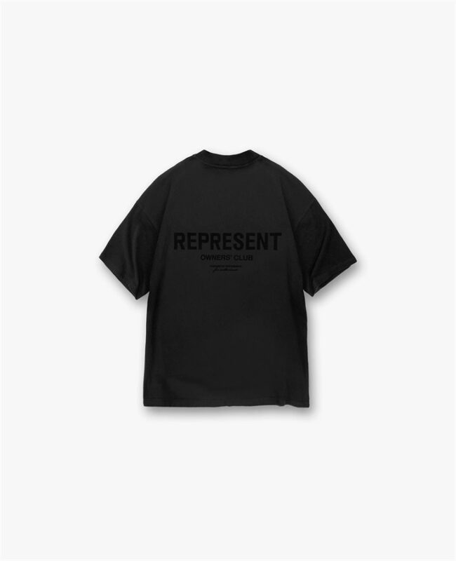 Represent Aged Black T-Shirt Owners’ Club1