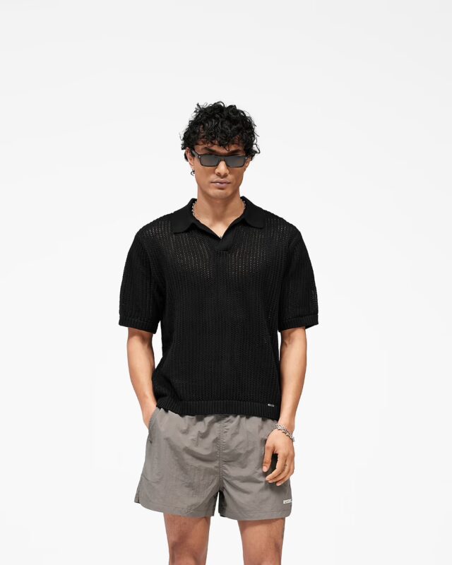 Represent Beverly Knit Polo Jet Black22