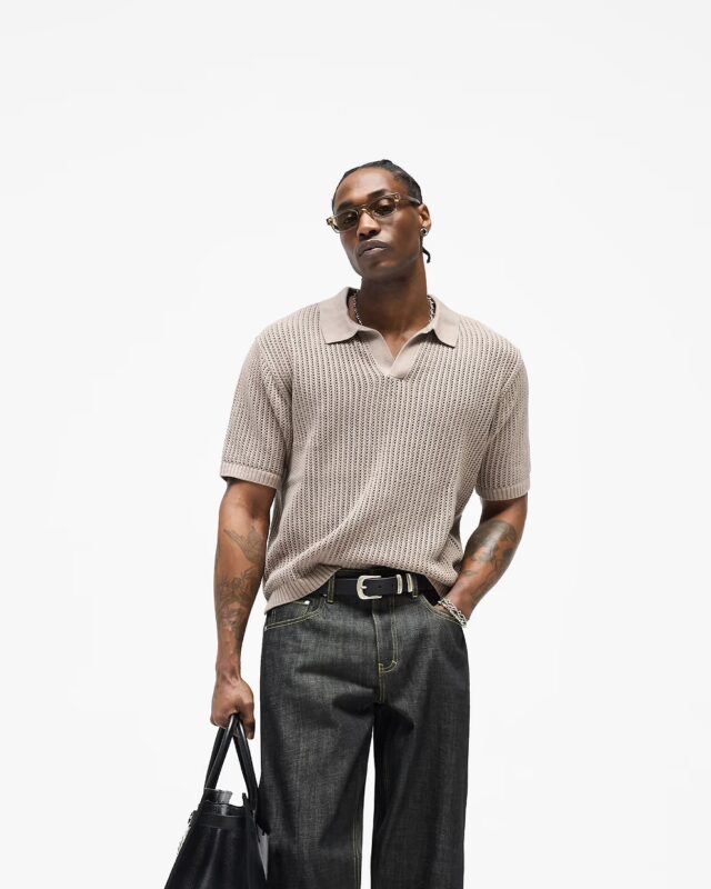 Represent Beverly Knit Polo Vintage Khaki2