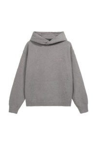 Represent Grey Heavy Boucle Hoodie