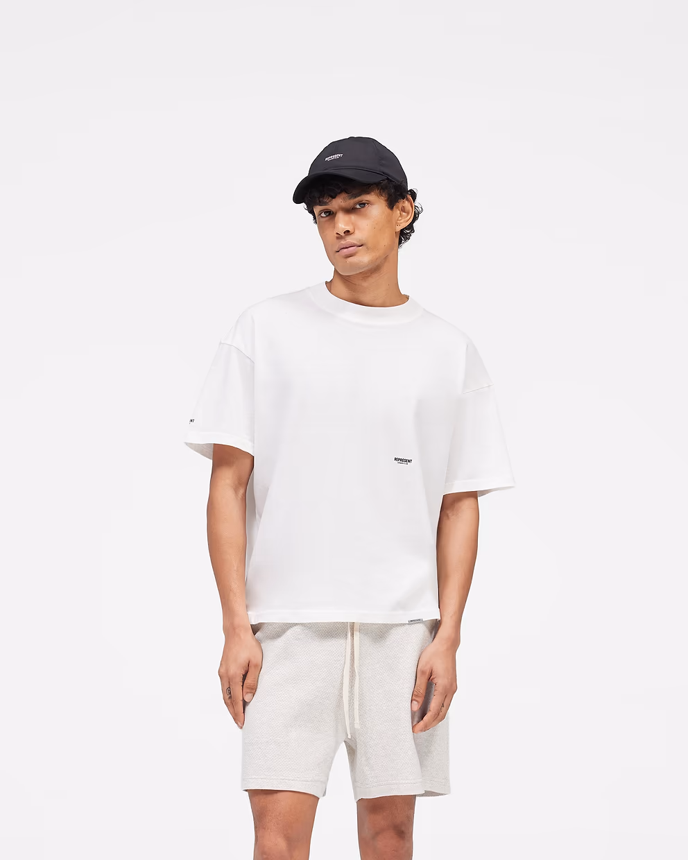 Represent Micro Owners Club T-Shirt Flat White2