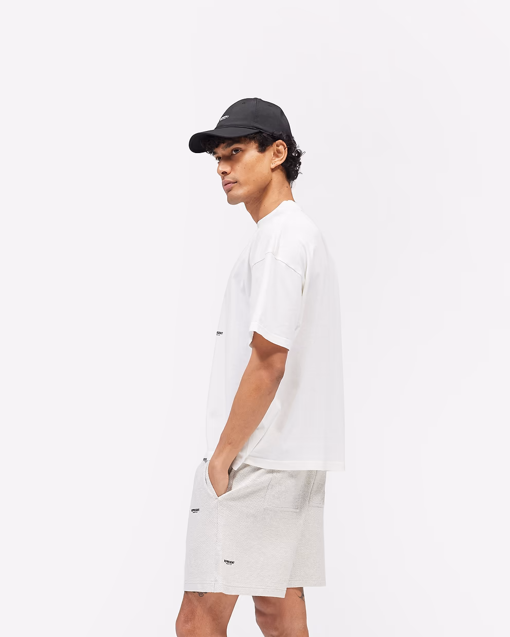 Represent Micro Owners Club T-Shirt Flat White3