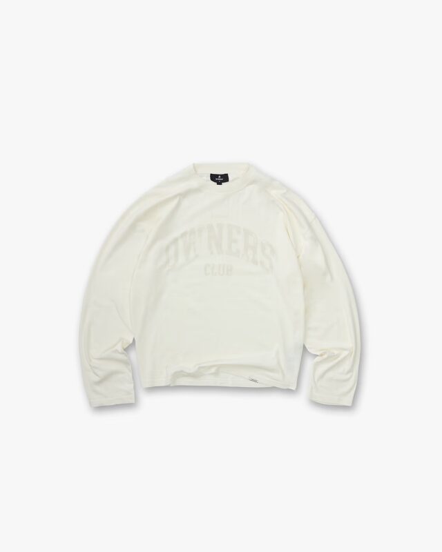 Represent Owners Club Long Sleeve T-Shirt Chalk