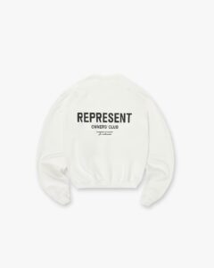 Represent Owners Club Sweater Flat White