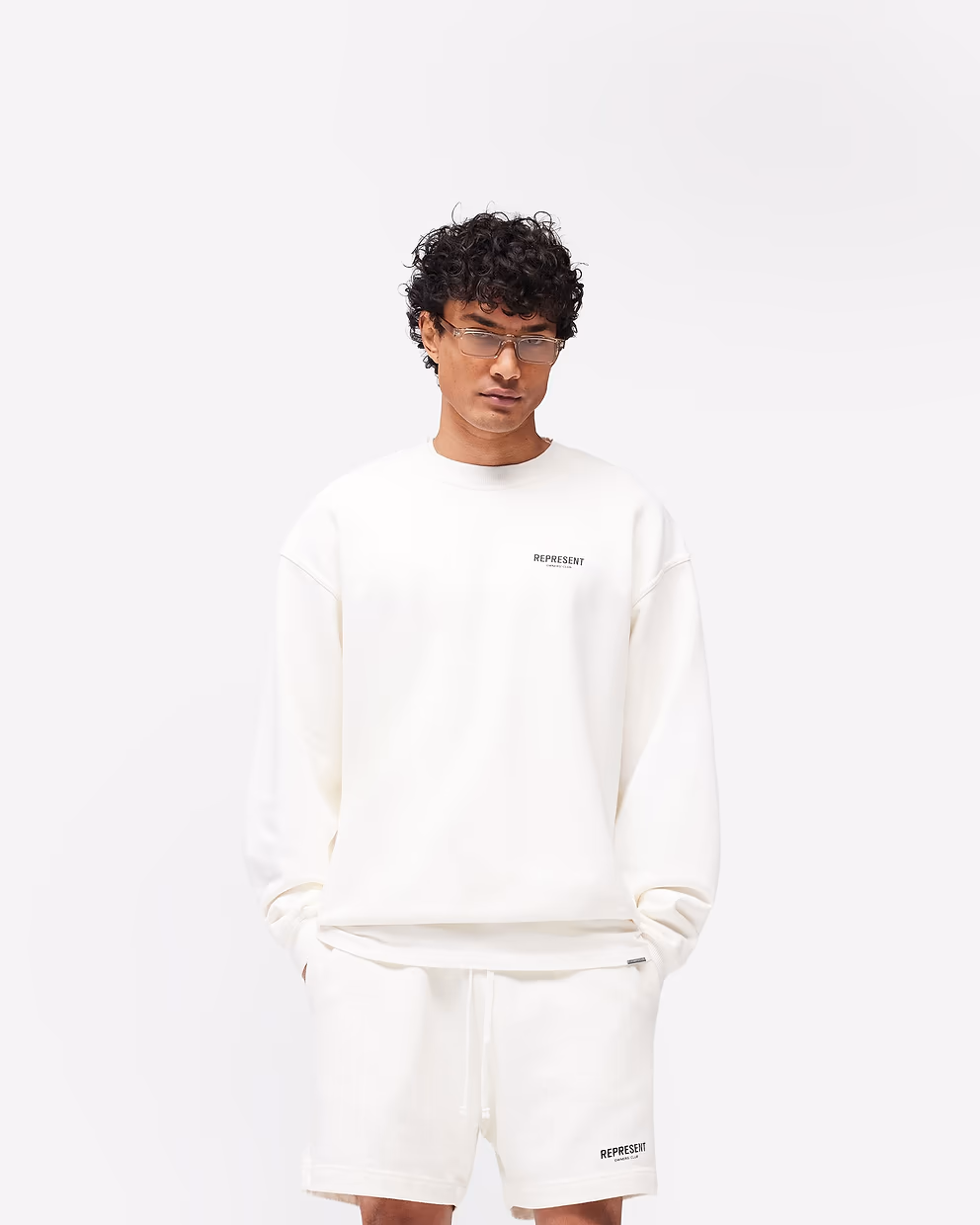 Represent Owners Club Sweater Flat White2
