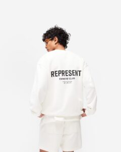 Represent Owners Club Sweater Flat White5