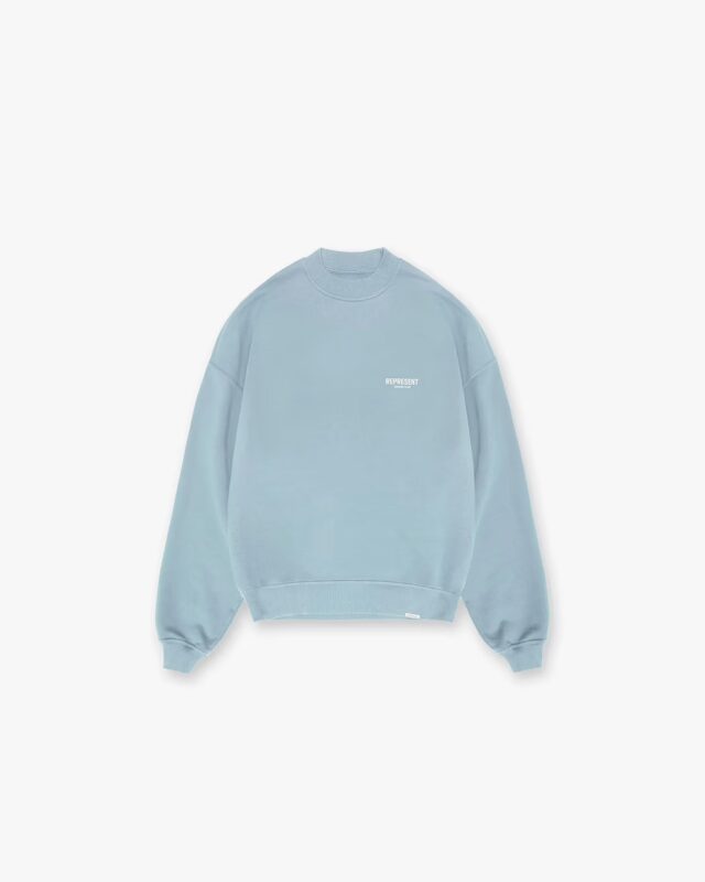 Represent Owners Club Sweater Powder Blue1