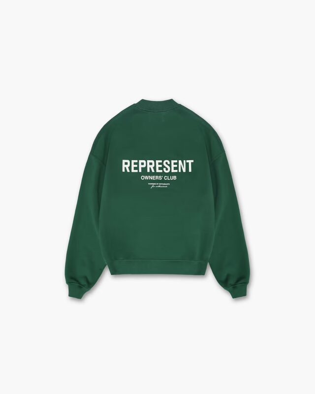 Represent Owners Club Sweater Racing Green
