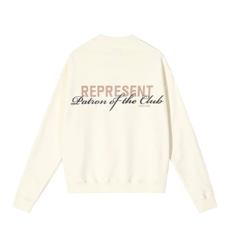 Represent Patron Of The Club Sweater White
