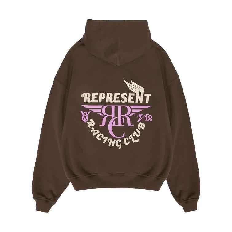 Represent Racing Club Hoodie Vintage Brown
