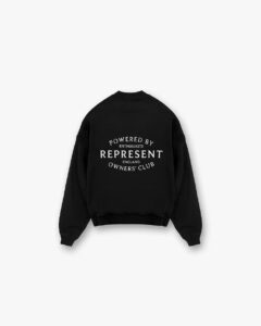 Represent Represent Owners Club Stamp Sweater Jet Black