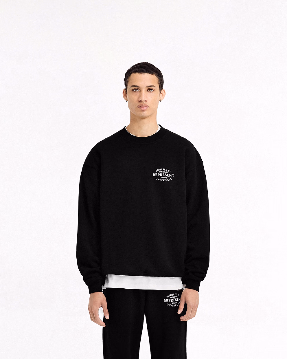 Represent Represent Owners Club Stamp Sweater Jet Black2