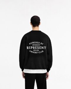 Represent Represent Owners Club Stamp Sweater Jet Black4