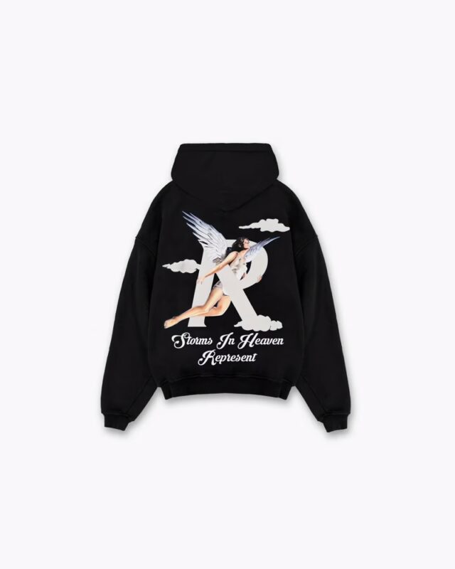 Represent Storms In Heaven Hoodie - Black